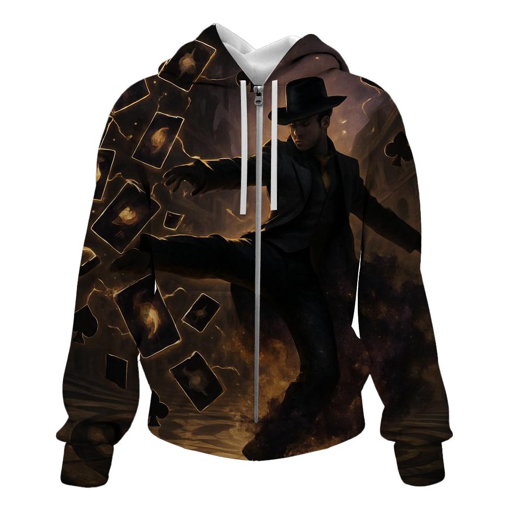 Quantum Deck Shuffle lightweight hoodies