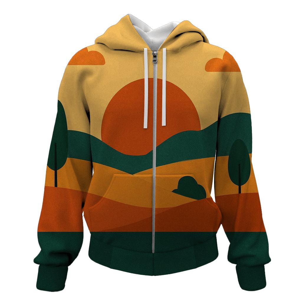 Sunny Groove Horizon designer hoodies