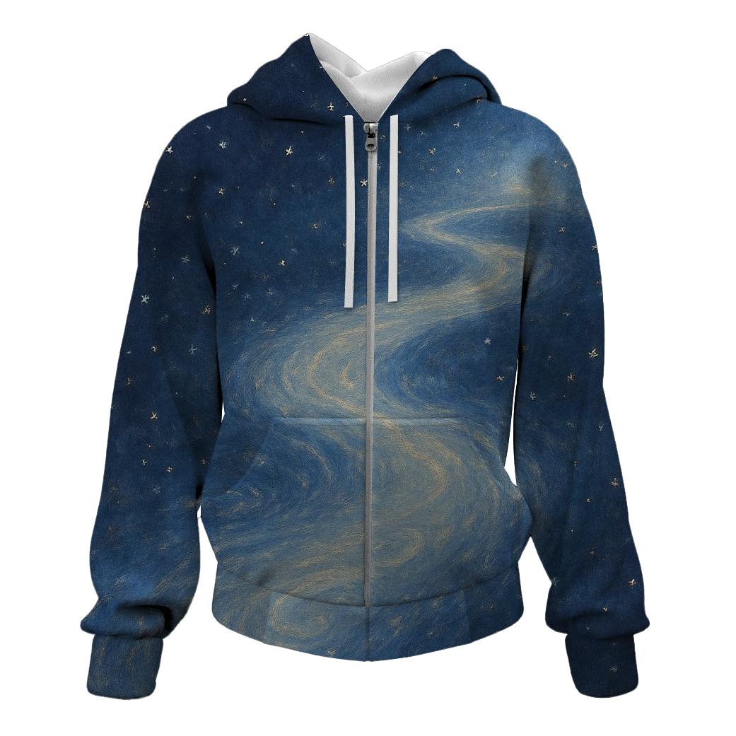 Starlit River Of Intentions graphic hoodies