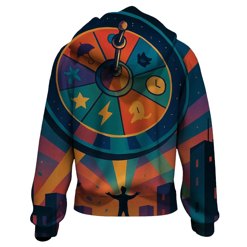 Wheel Of Whimsy Skyline premium hoodies