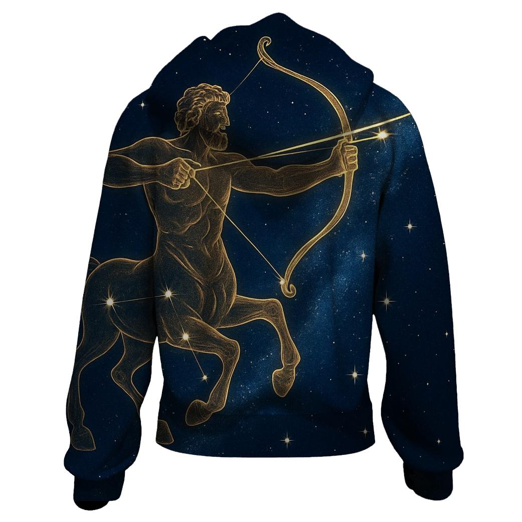 Sagittarius Archer Star Trail Map hoodie trends