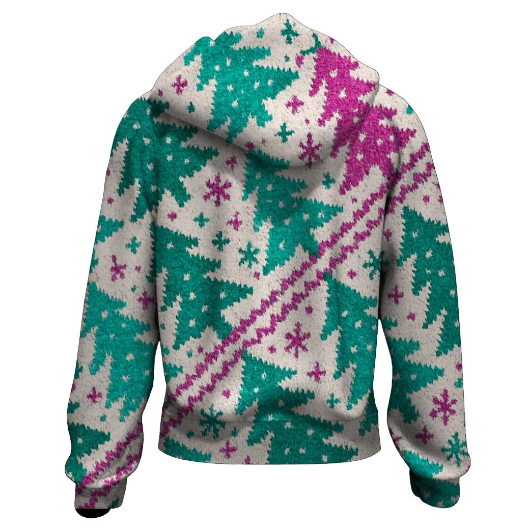 Northern Lights Tree Cascade Design hoodie styles