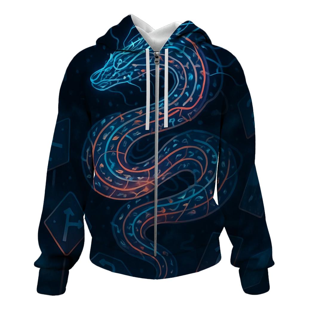 Serpent Of Scattered Paths custom hoodies
