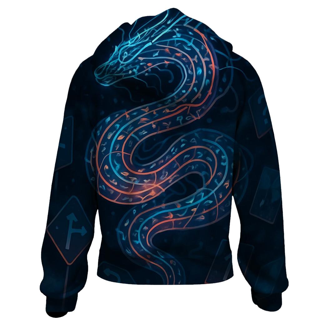 Serpent Of Scattered Paths custom hoodies