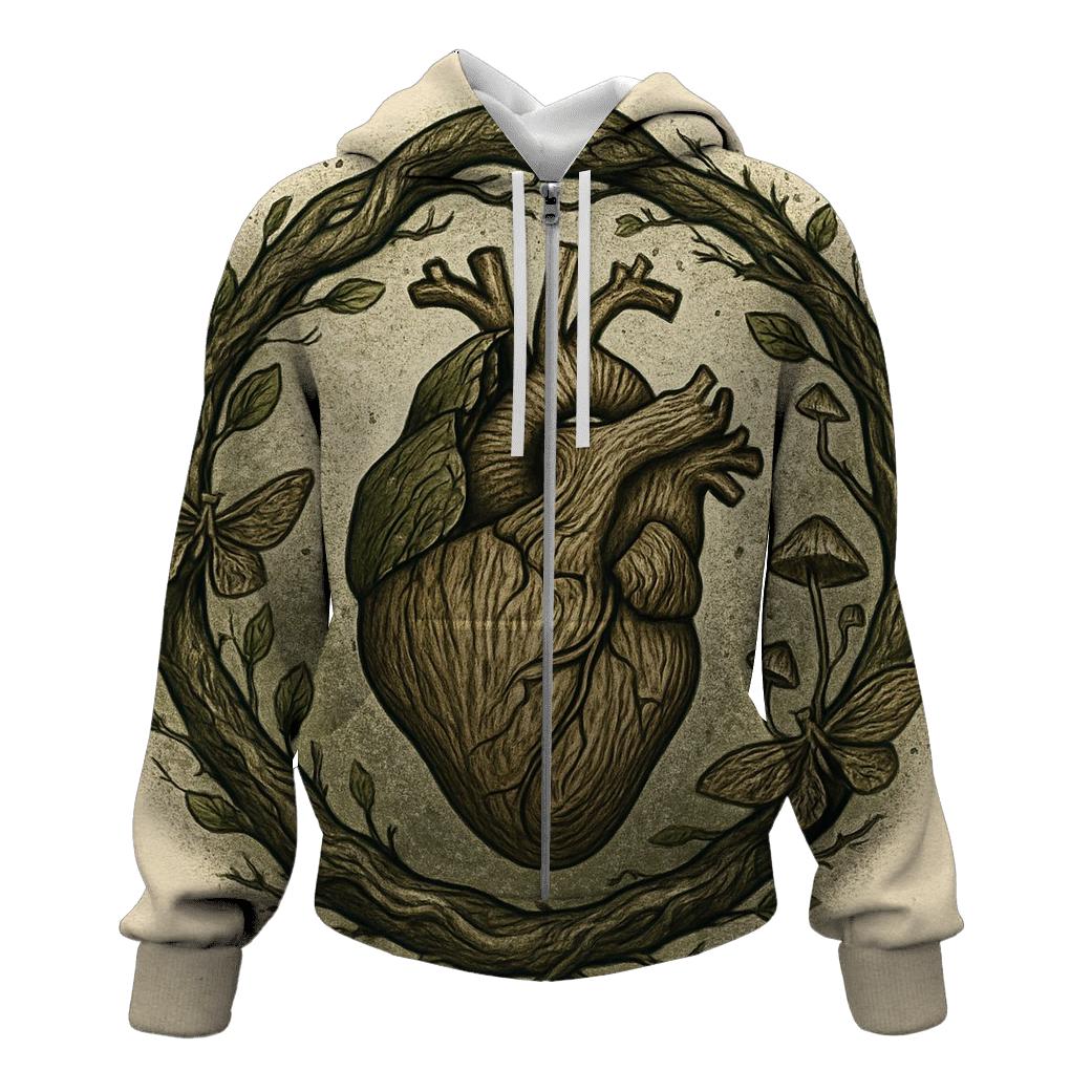 Forest Heart Ouroboros designer hoodies