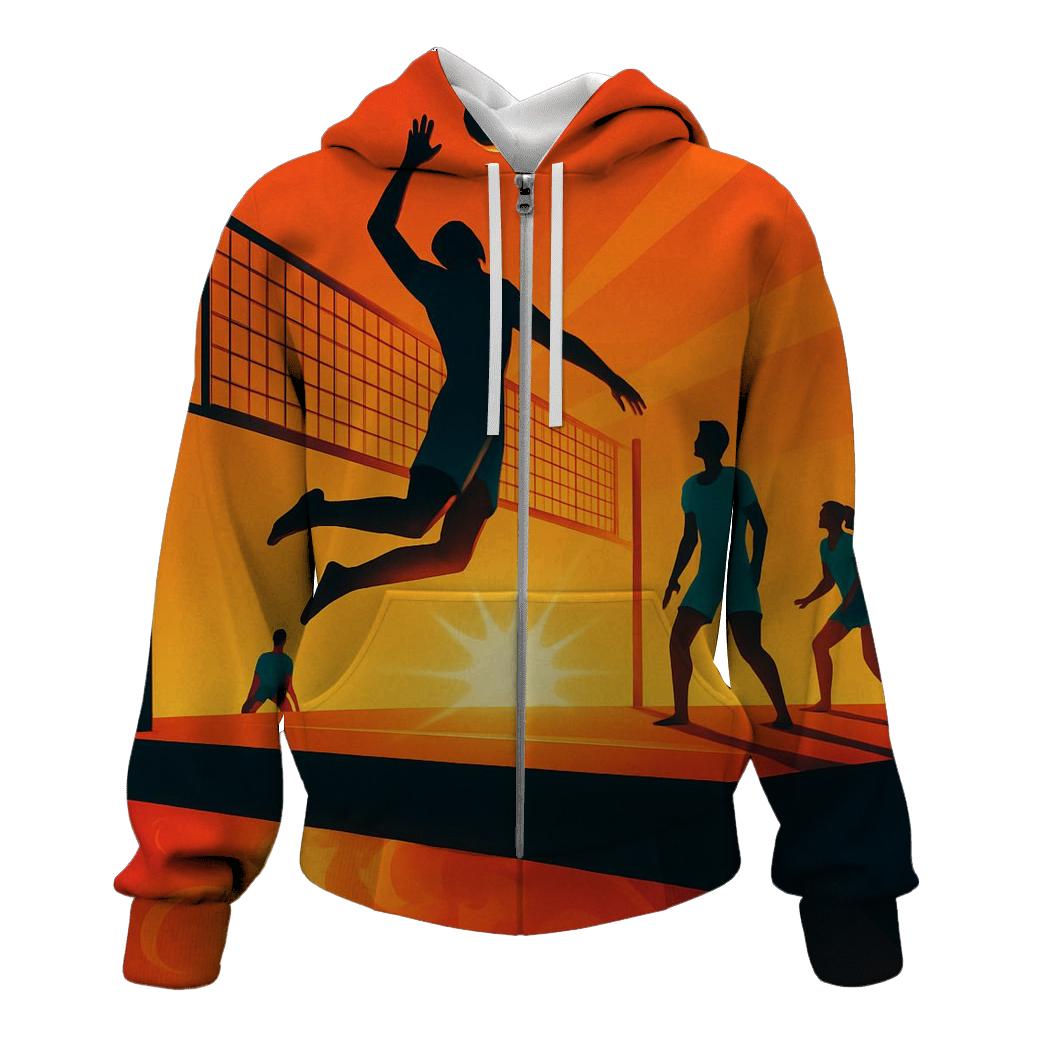 Solar Court Volleyball custom hoodies