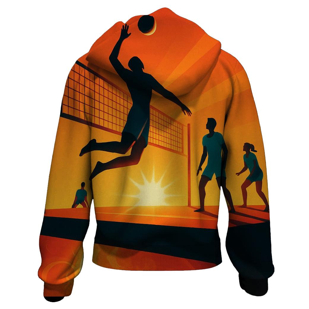 Solar Court Volleyball custom hoodies
