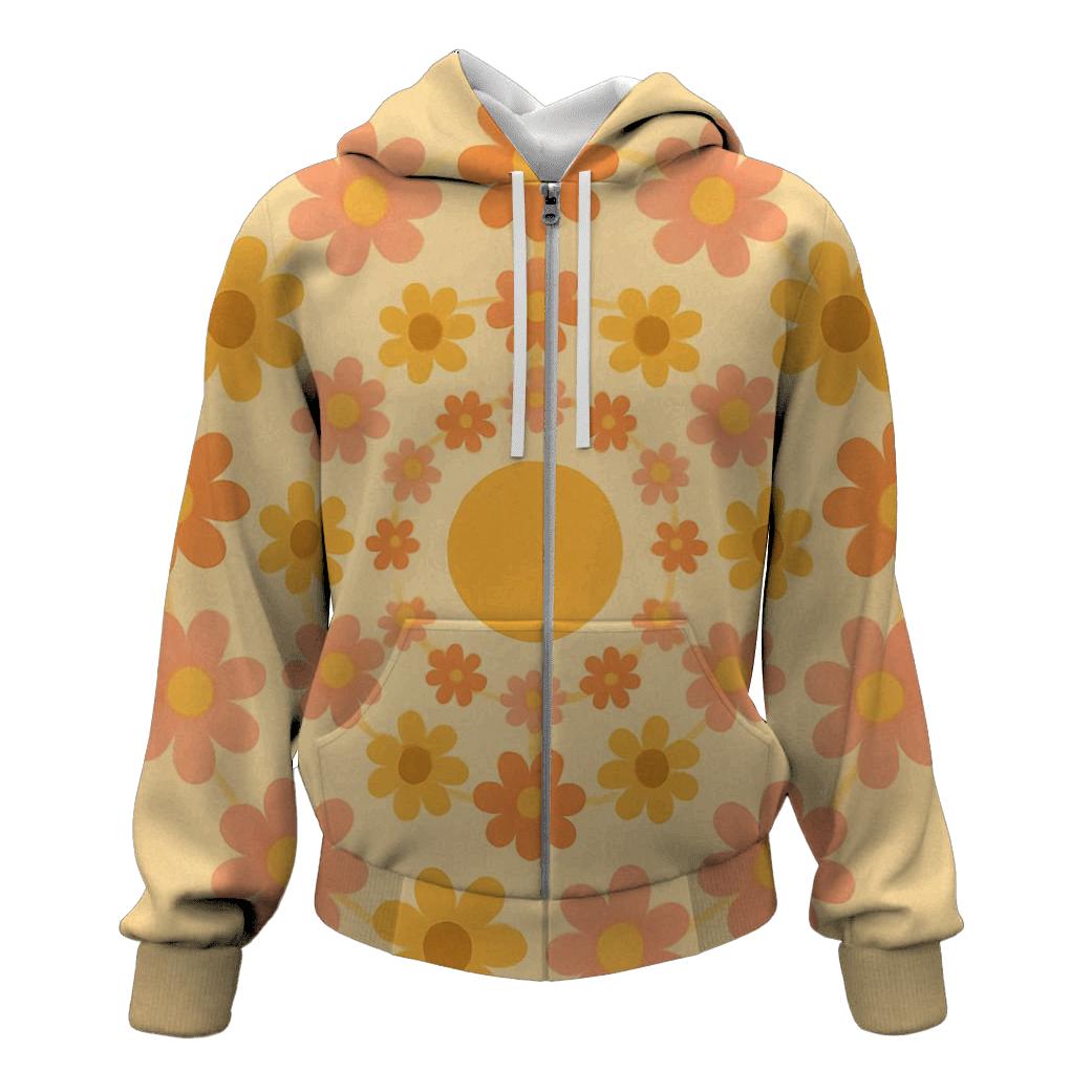 Flower Groove Orbit designer hoodies