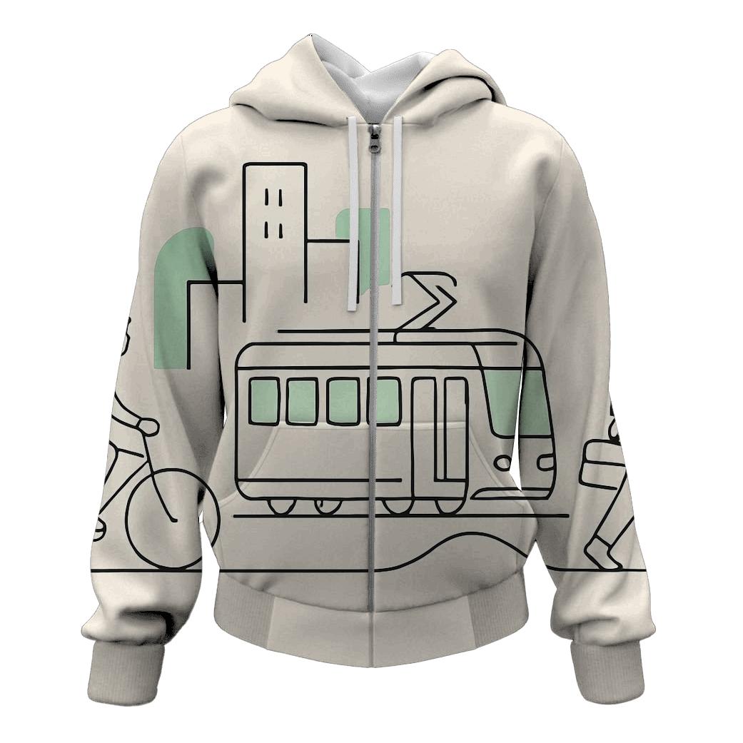 Minimal Monoline City Commute heavyweight hoodies