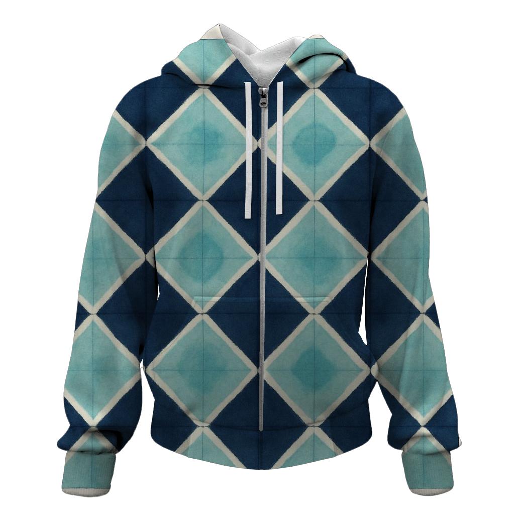 Overdye_Ocean_Tile_Itajime heavyweight hoodies