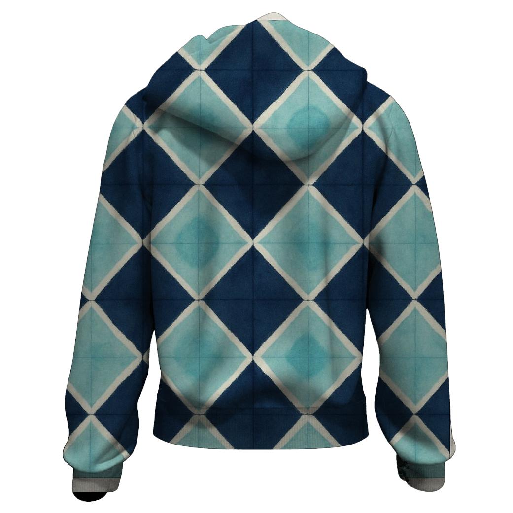 Overdye_Ocean_Tile_Itajime heavyweight hoodies