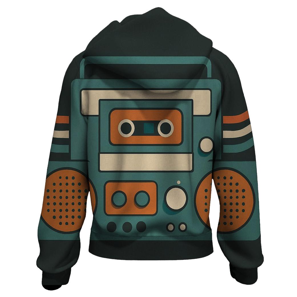 Retro Stereo Vibes lightweight hoodies