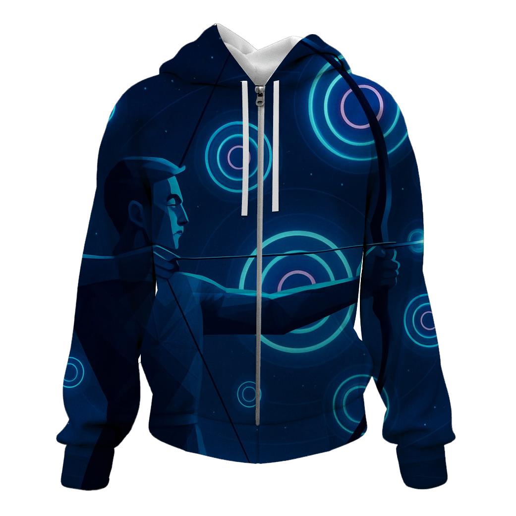 Galactic Archery Arena graphic hoodies