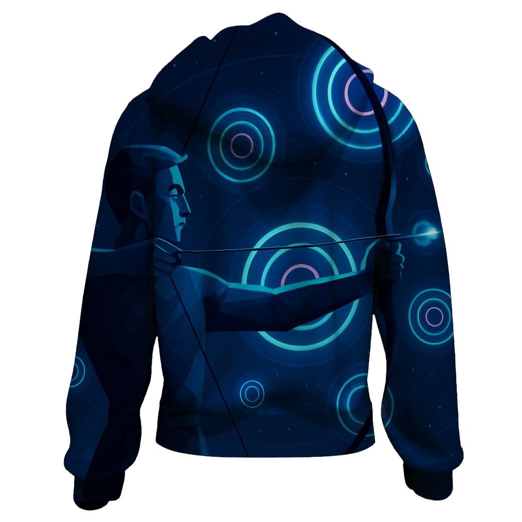 Galactic Archery Arena graphic hoodies