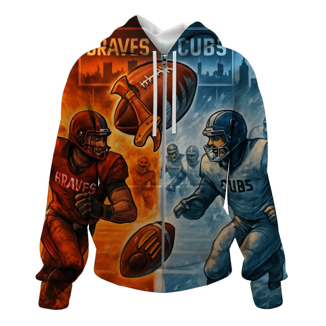 Midfield Fire And Ice Rivalry pullover hoodies