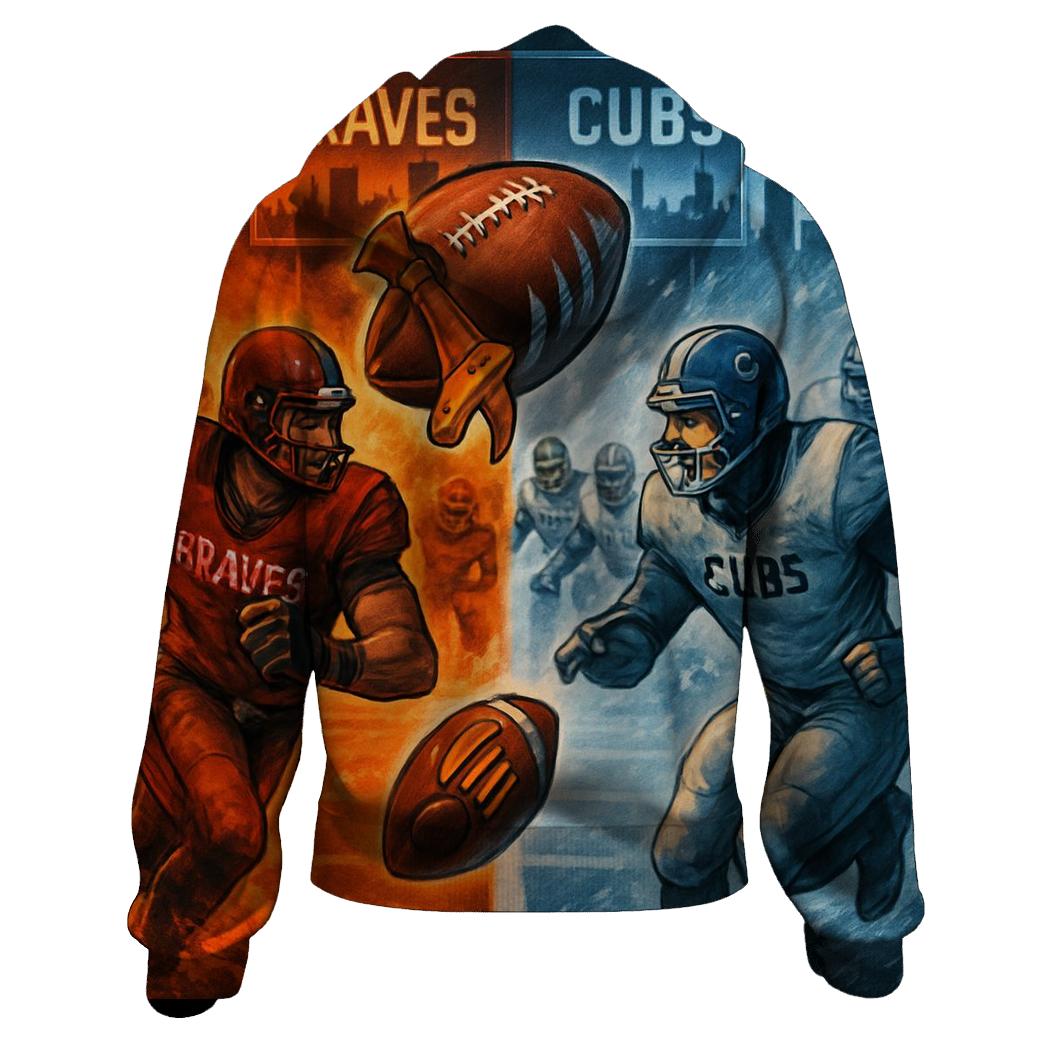 Midfield Fire And Ice Rivalry pullover hoodies