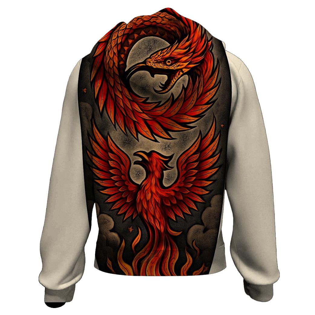 Phoenix Spiral Ouroboros hoodie trends