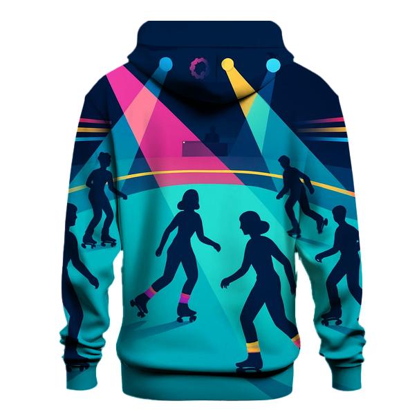 Neon Roller Rink Nights hoodie trends