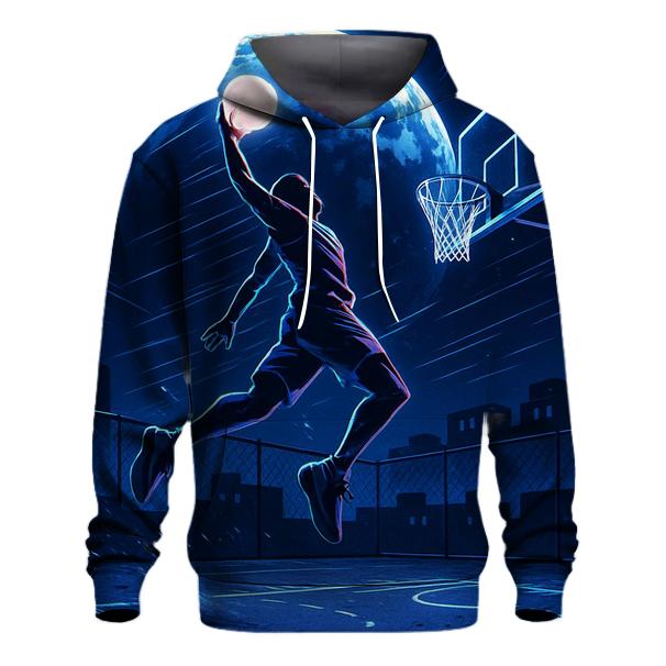Lunar Street Basketball Clash printed hoodies