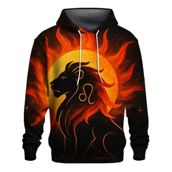 Solar Leo Lion In Auric Flames hoodie styles