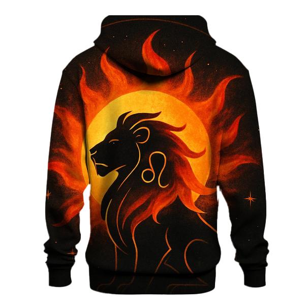 Solar Leo Lion In Auric Flames hoodie styles