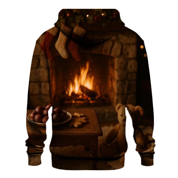 Sugarplum Dreams By The Hearth designer hoodies