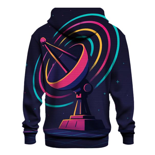Retro Satellite Signal hoodies fashion