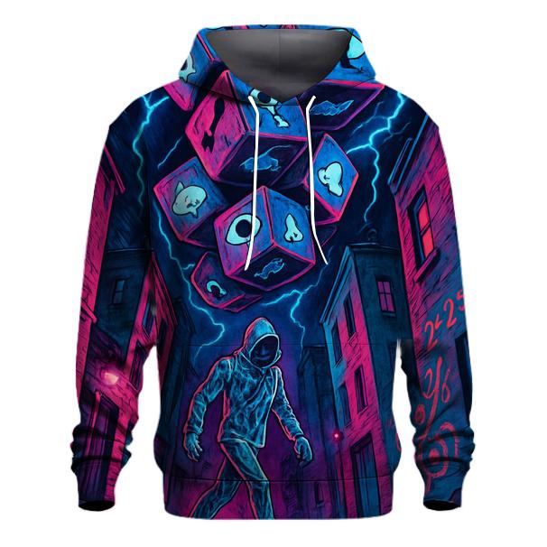 Dice Storm Alley printed hoodies