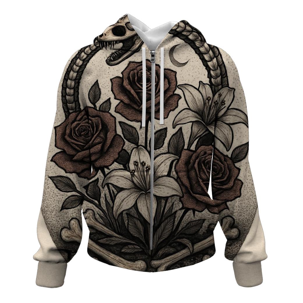 Garden Of Bones Ouroboros graphic hoodies