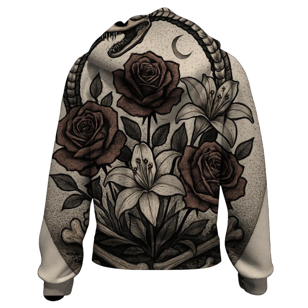 Garden Of Bones Ouroboros graphic hoodies