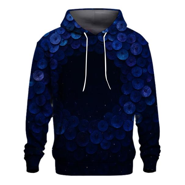 Midnight Sequin Eclipse graphic hoodies