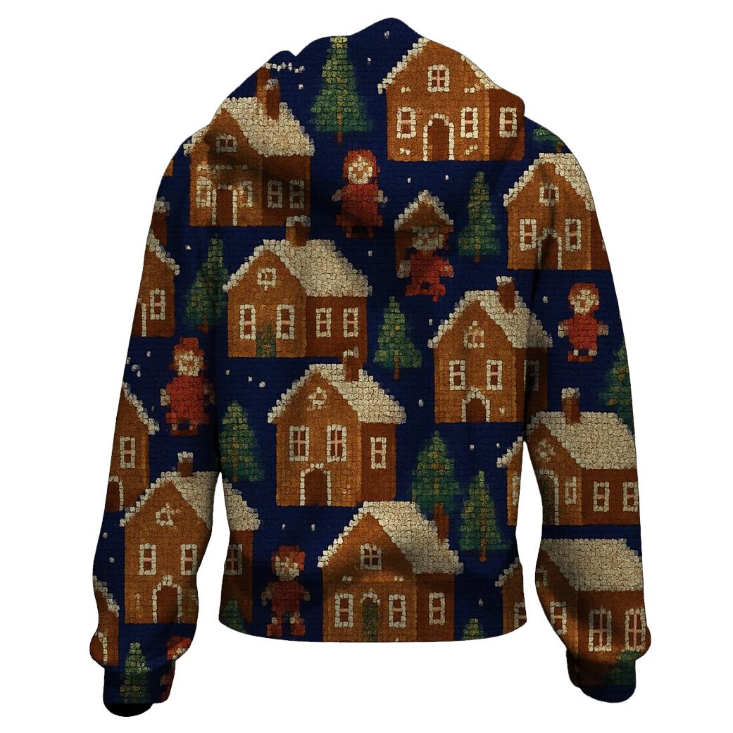 Milky Way Gingerbread Village Design hoodie trends