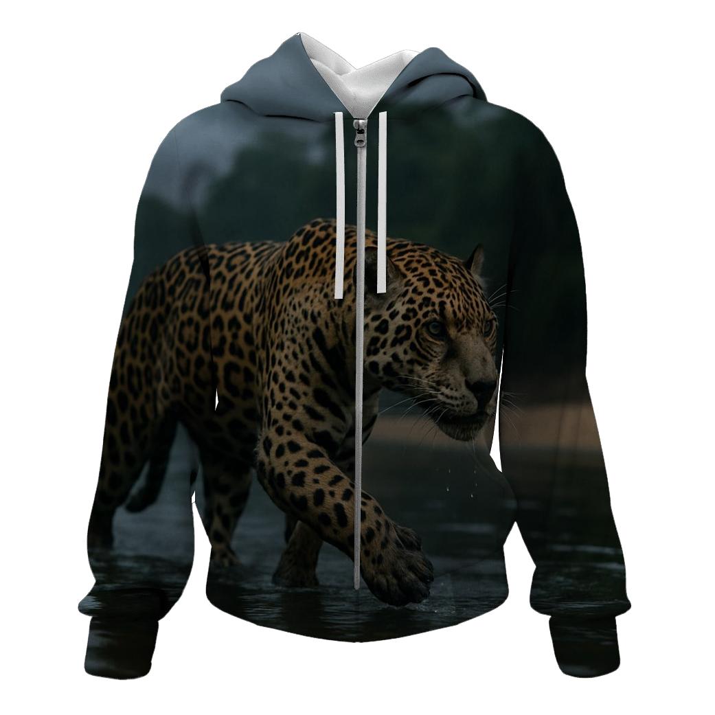 River Mist Stalk Jaguar Crossing heavyweight hoodies