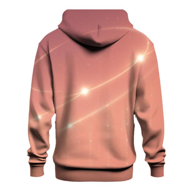 Blush Meteor Shower Halo premium hoodies