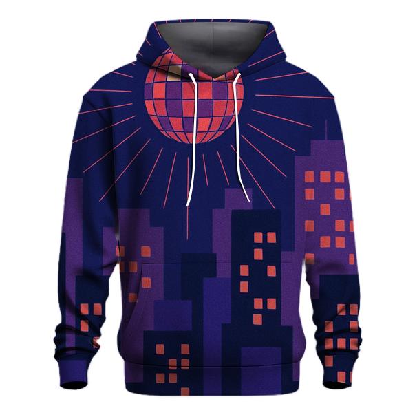 Boogie Night City Grid designer hoodies