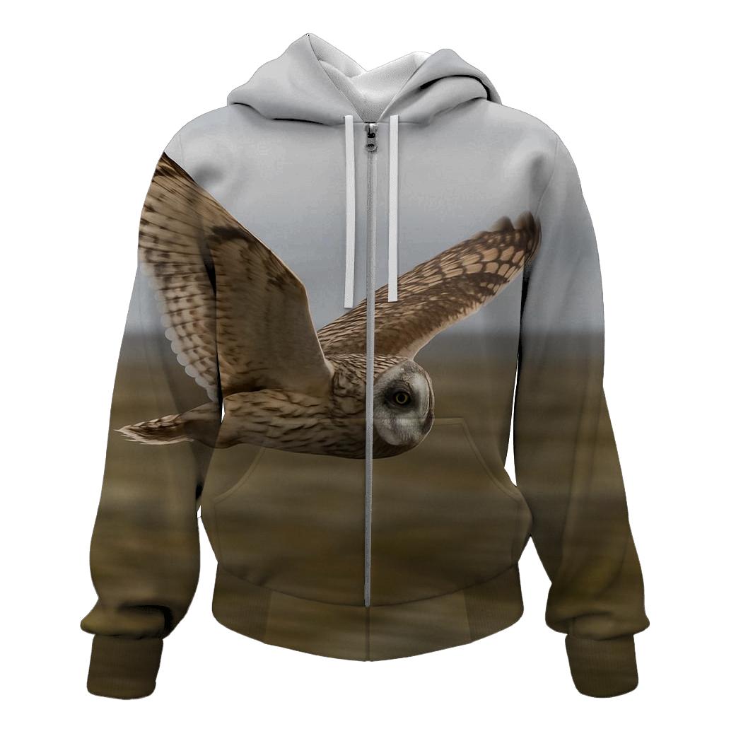 Tundra Glide Short Eared Owl hoodies fashion