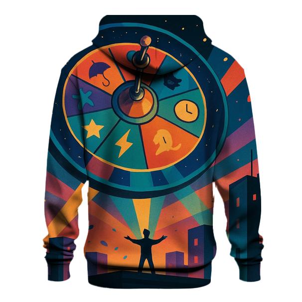 Wheel Of Whimsy Skyline pullover hoodies