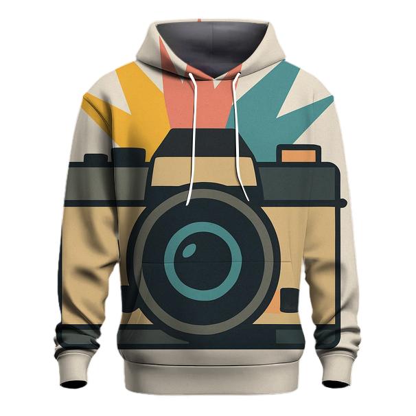 Retro Film Camera Flash hoodie styles
