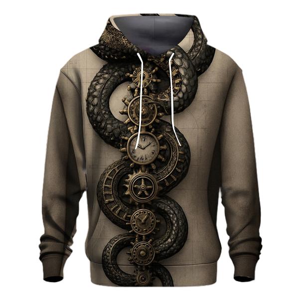 Clockwork Spine Ouroboros heavyweight hoodies