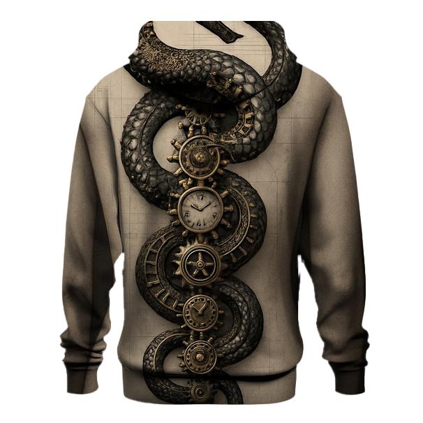 Clockwork Spine Ouroboros heavyweight hoodies