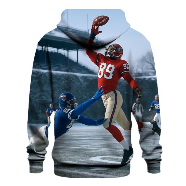 Frozen Yard Line At Wrigley Field heavyweight hoodies