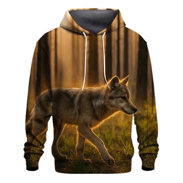 Wolf On Burn Scar Landscape hoodie designs