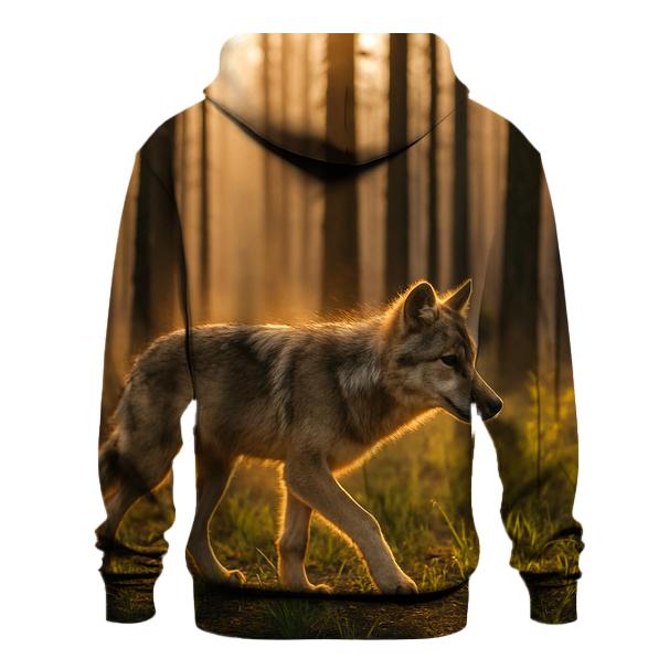 Wolf On Burn Scar Landscape hoodie designs