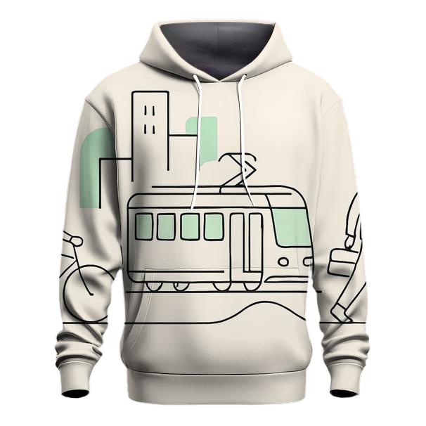 Minimal Monoline City Commute pullover hoodies