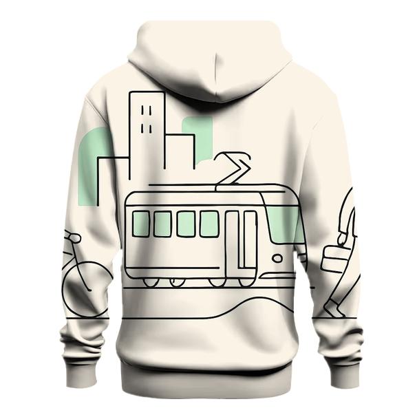 Minimal Monoline City Commute pullover hoodies