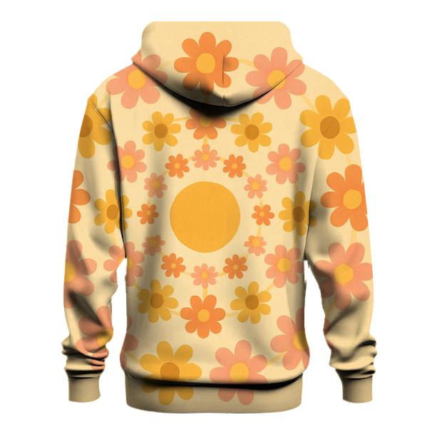 Flower Groove Orbit premium hoodies