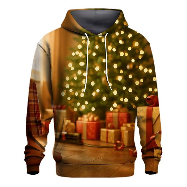 Childs First Glimpse Of Christmas Morning zip-up hoodies