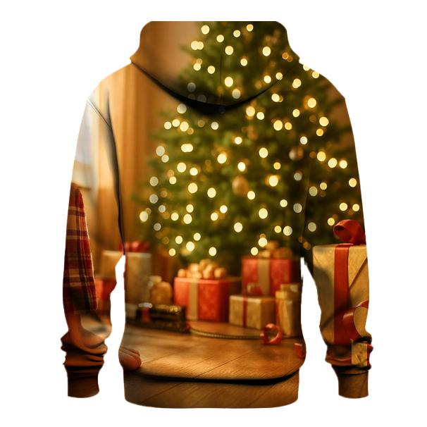 Childs First Glimpse Of Christmas Morning zip-up hoodies