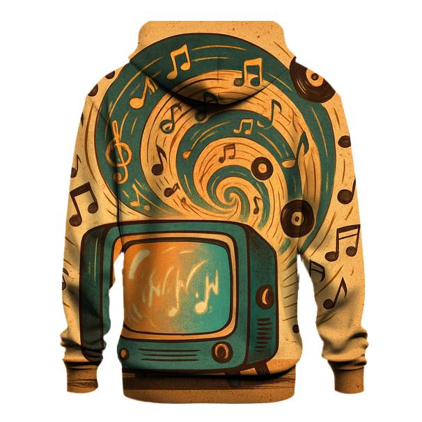 Retro TV Music Portal premium hoodies