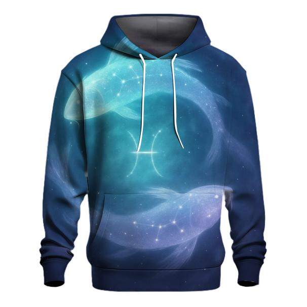 Pisces Dream Current Cosmic Fishes pullover hoodies